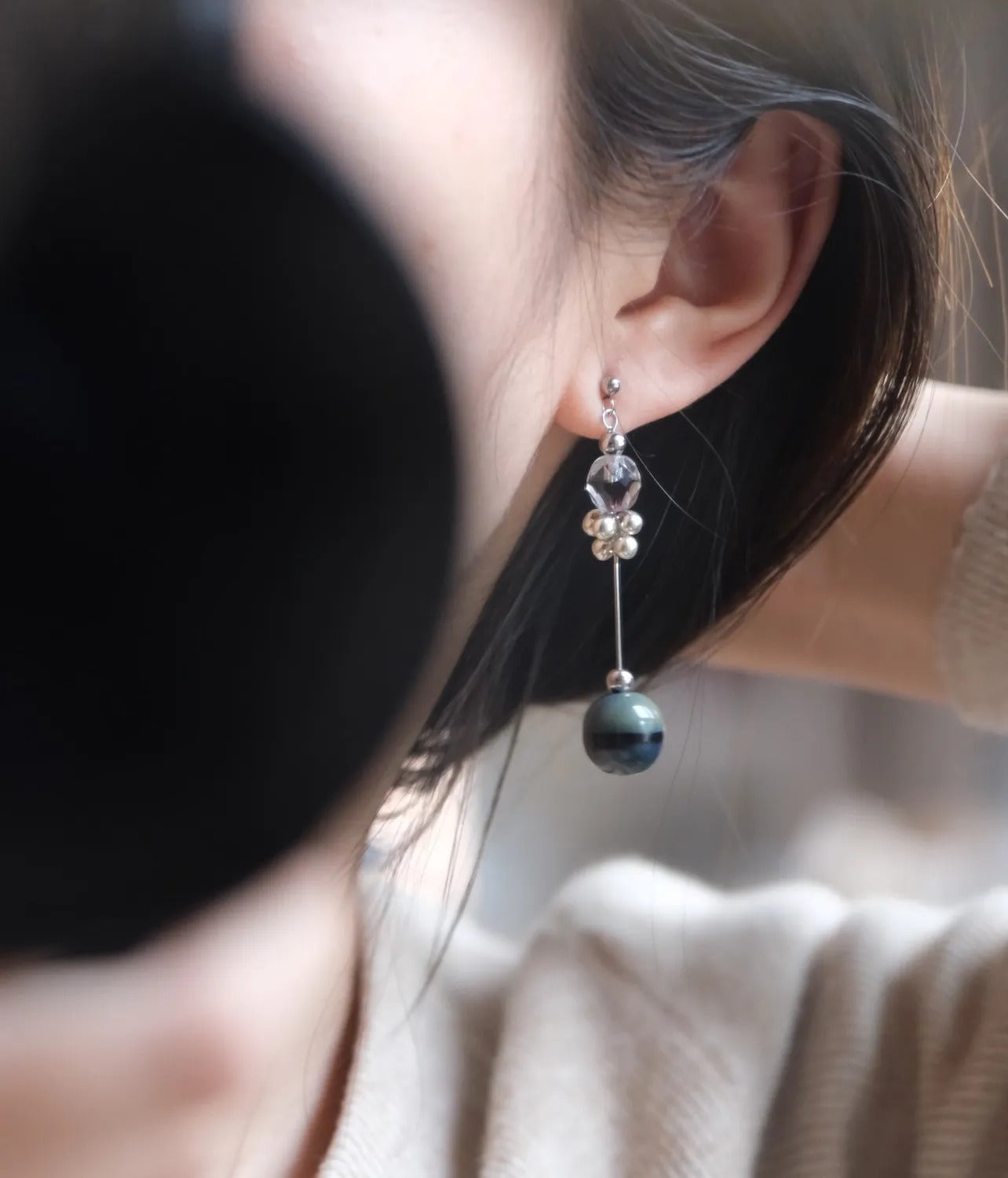 Star of Dawn — Czech Glass Drop Earrings
