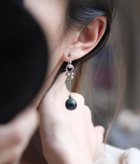 Star of Dawn — Czech Glass Drop Earrings