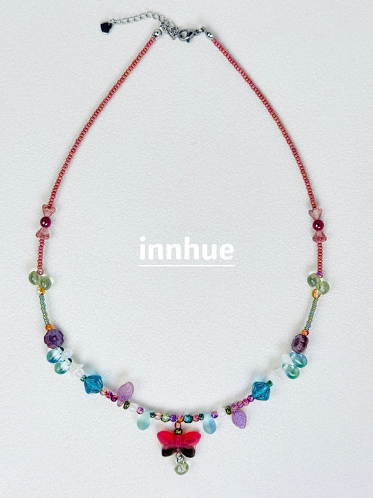 She Landed Just Once — Butterfly Charm Necklace