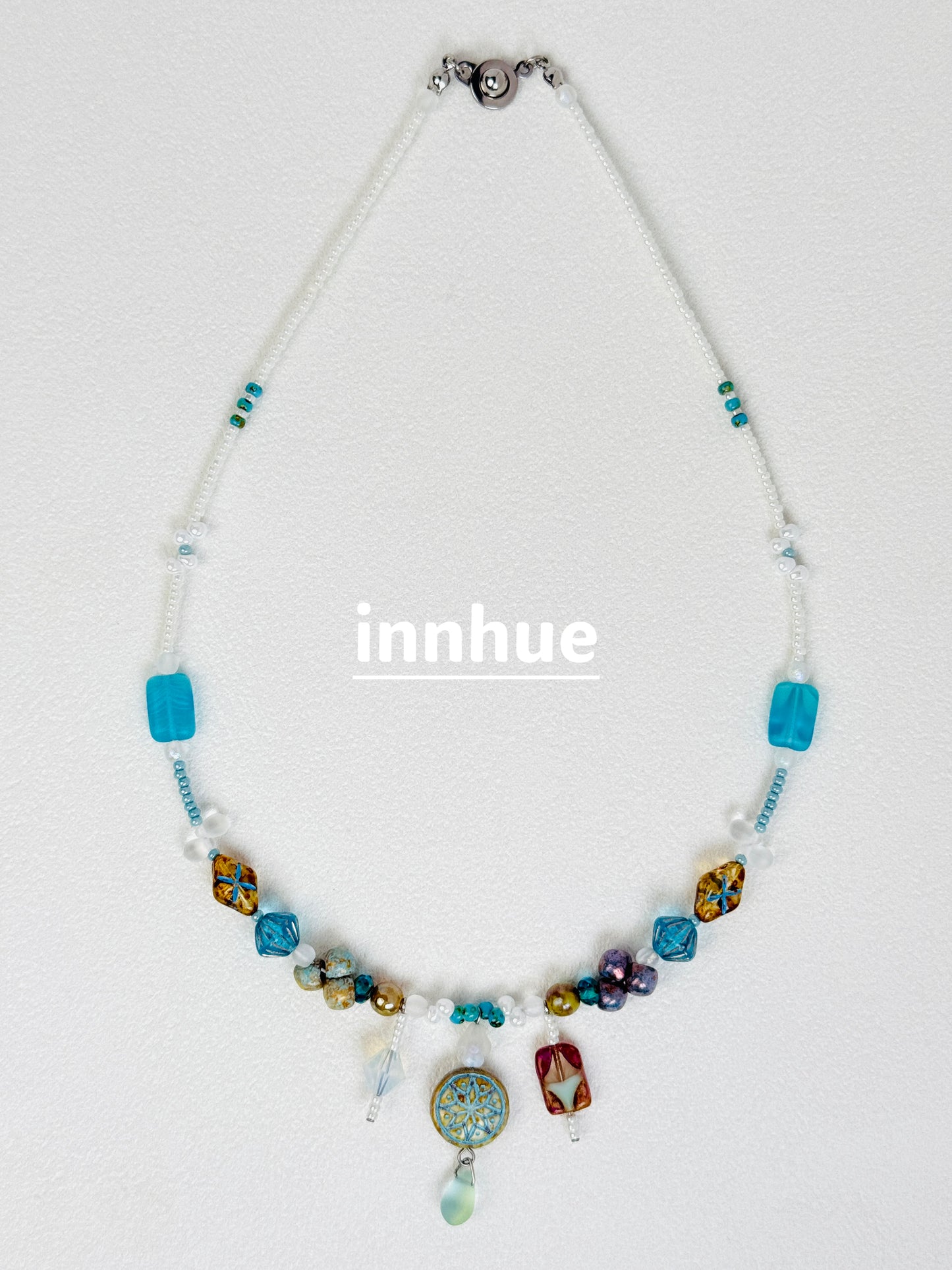 Lucky Finds You Here — Lucky Charm Beaded Necklace